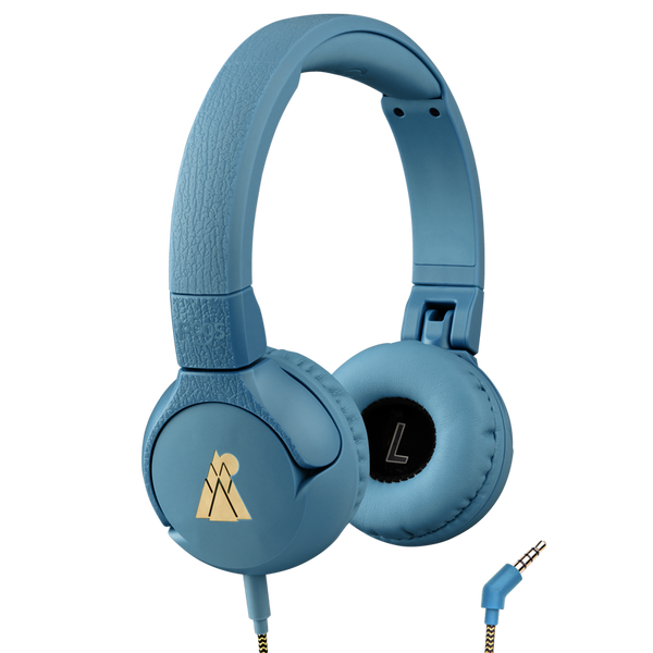 POGS The Elephant 2 bedrade on-ear kinderkoptelefoon in blauw